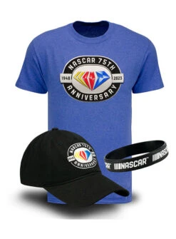 NASCAR 75th Anniversary Hat/Tee Combo