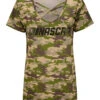 Ladies NASCAR Camo Criss Cross T-Shirt -Clothing Promotion Store 0001 NAS9LT0019 A