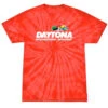Youth Daytona Spider Red Tie Dye T-Shirt