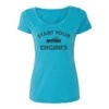 Ladies Daytona 'Start Your Engines' T-Shirt -Clothing Promotion Store DAY9LT0053