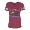 Ladies Daytona Retro Car Jersey T-Shirt -Clothing Promotion Store DAY9LT0055