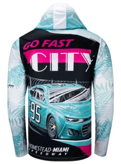 Homestead-Miami Sublimated Hooded Long Sleeve T-Shirt -Clothing Promotion Store HOM9MT0013 D