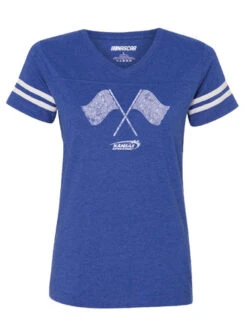 Ladies Kansas Cross Flags T-Shirt