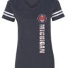 Ladies Retro Michigan T-Shirt
