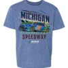 Youth Michigan Treeline Car T-Shirt