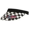 Ladies Talladega Checkered Clip On Visor