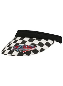 Ladies Talladega Checkered Clip On Visor